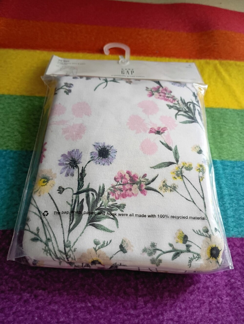 NWT Baby Gap 4y Wildflower Pajamas - Picture 2 of 4